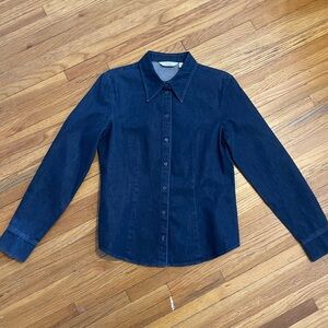 & Other Stories Navy Denim Shirt